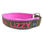 Neopreen Half-Check Halsband met Naam - XL | My K9