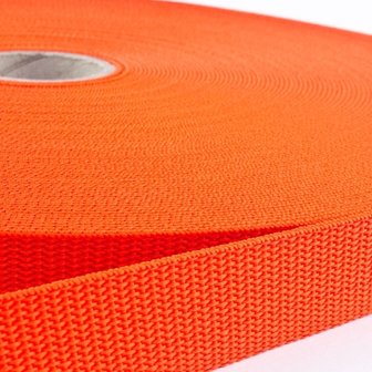 Tassenband / Parachuteband - Polypropyleen - 20mm - Oranje