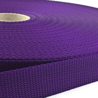 Polypropylene (PP) webbing - 20mm - purple