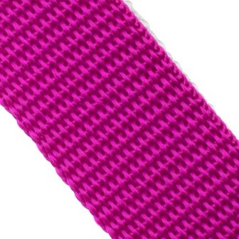 Polypropylene (PP) webbing - 20mm - fuchsia