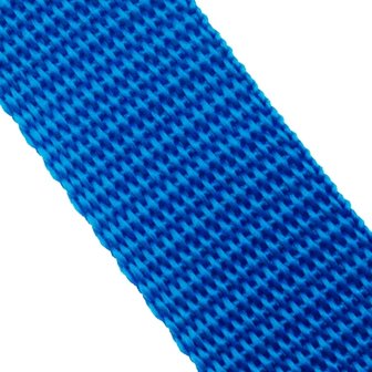 10m Tassenband / Parachuteband - Polypropyleen - 20mm - Blauw