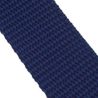 10m - Polypropylene (PP) webbing - 20mm - navy blue