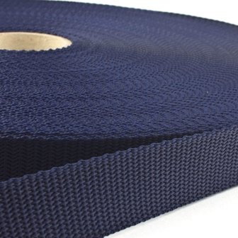 Polypropylene (PP) webbing - 20mm - navy blue