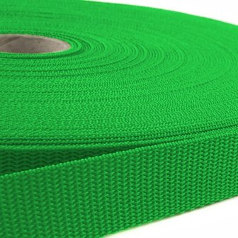 Tassenband / Parachuteband - Polypropyleen - 20mm - Groen