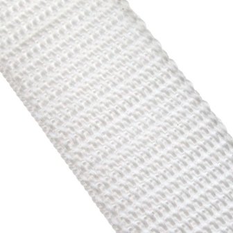 Tassenband / Parachuteband - Polypropyleen - 20mm - Wit