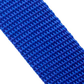 Polypropylene (PP) webbing - 25mm - royal blue