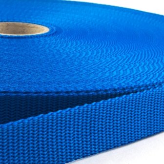 Tassenband / Parachuteband - Polypropyleen - 40mm - Blauw