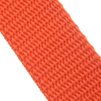 50m Tassenband / Parachuteband - Polypropyleen - 40mm - Oranje