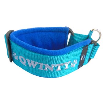 Fleece Martingale collar with name XS/S | My K9