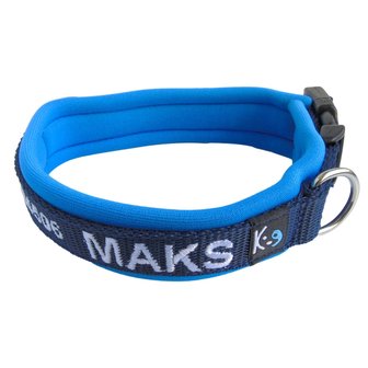 Neoprene dog collar with name - S | My K9