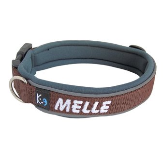 Neoprene dog collar with name - S | My K9