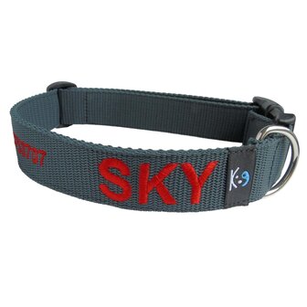 Dog collar with name - M | My K9