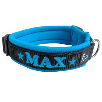 Neoprene dog collar with name - S | My K9