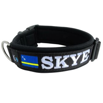 Neoprene dog collar with name - L | My K9