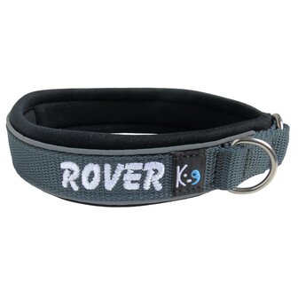 Neoprene Buckleless dog collar with name - XL | My K9