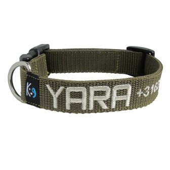 Dog collar with name - L | My K9