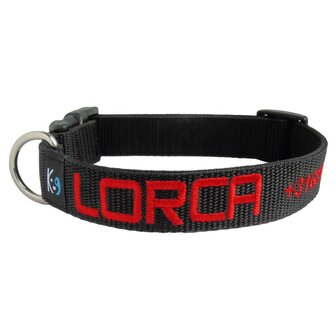 Dog collar with name - M | My K9