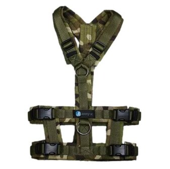 * Limited Edition* AnnyX SAFETY anti-ontsnappingstuigje Camouflage Legergroen