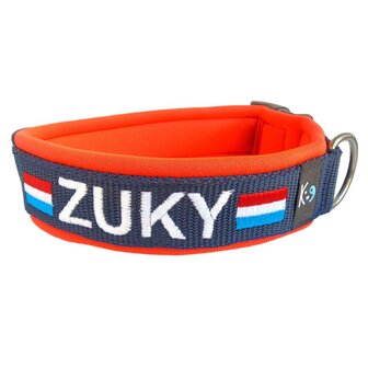 Neoprene dog collar with name - L | My K9