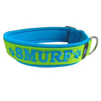 Neoprene dog collar with name - L | My K9