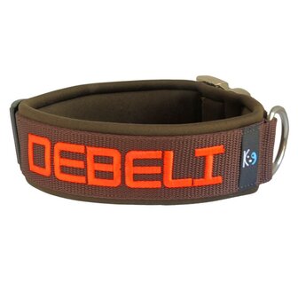 Neoprene dog collar with name - XL | My K9