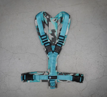 AnnyX Y-harness OPEN - FUN ICE (Iceblue/camouflage) - Size L