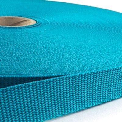 Polypropylene (PP) webbing - 20mm - turquoise