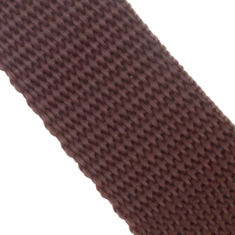 10m - Polypropylene (PP) webbing - 20mm - brown