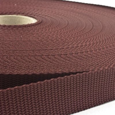 Polypropylene (PP) webbing - 20mm - brown