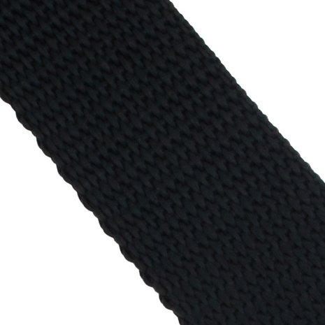 Polypropylene (PP) webbing - 25mm - black