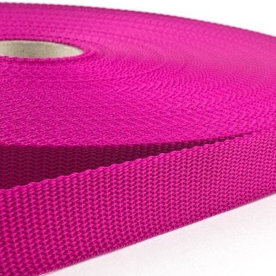 Polypropylene (PP) webbing - 25mm - fuchsia pink