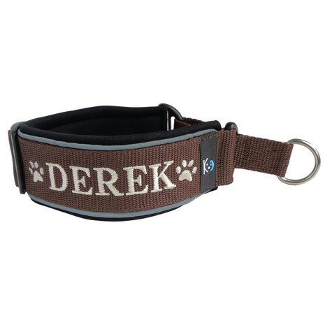 Neoprene Martingale dog collar with name - S/M | My K9