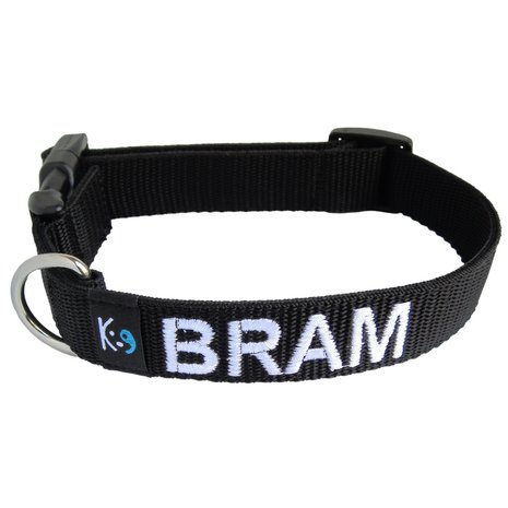 Dog collar with name - XL | My K9