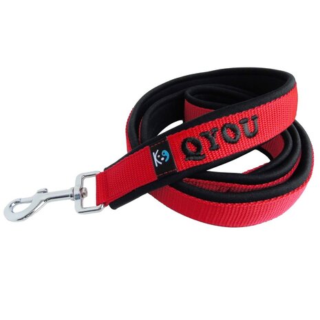 Neoprene dog leash with name - S/M | My K9