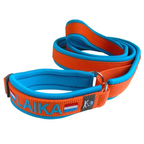 My K9 Agility slip leash with name Order now an collar