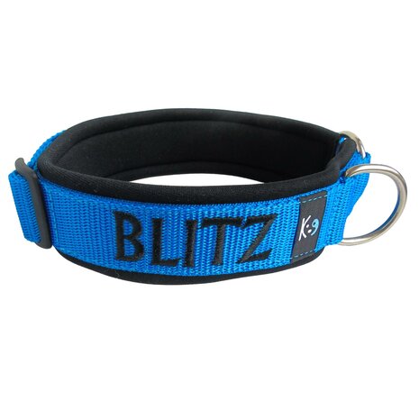 Fleece Buckleless dog collar with name - L | My K9