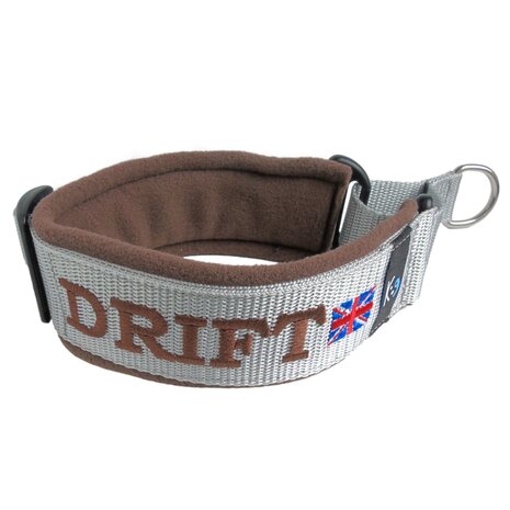 Fleece Martingale collar with name XS/S | My K9