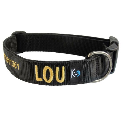 Dog collar with name - M | My K9