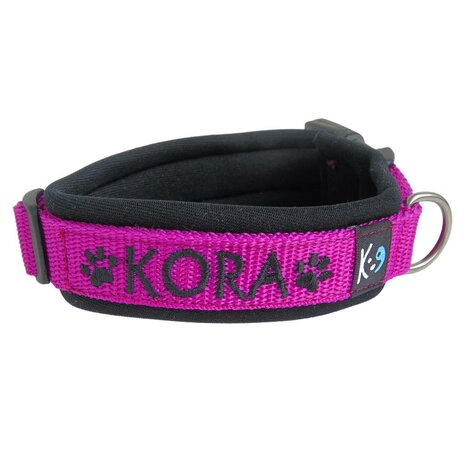 Neoprene dog collar with name - S | My K9