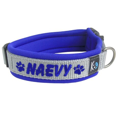 Neoprene dog collar with name - S | My K9