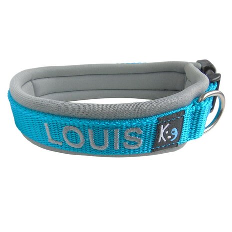 Neoprene dog collar with name - S | My K9