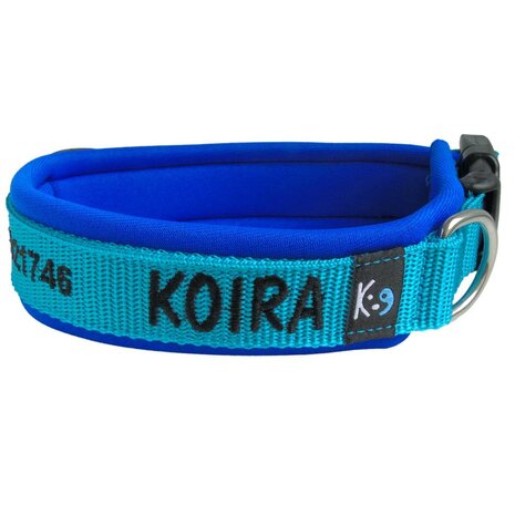 Neoprene dog collar with name - S | My K9