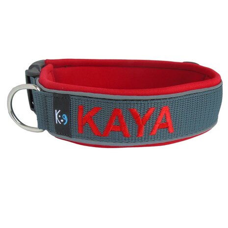 Neoprene dog collar with name - L | My K9