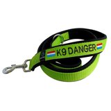 Neoprene dog leash with name - XS/S | My K9_
