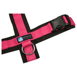 *TWEEDEKANS* AnnyX hondentuigje FUN Fuchsia/Zwart - maat M
