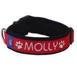 Fleece Halsband met Naam 30mm Fleece Halsband met Naam 30mm