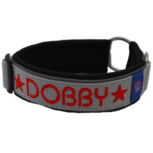 Fleece Kennelhalsband met Naam 40mm Fleece Kennelhalsband met Naam 40mm