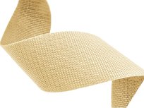 10 meter Tassenband 50mm breed - creme - PP 10 meter Tassenband 50mm breed - creme - PP