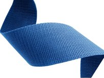 10m Tassenband 50mm breed - blauw - PP 10m Tassenband 50mm breed - blauw - PP