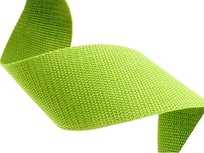 10m Tassenband 50mm breed - lime - PP 10m Tassenband 50mm breed - lime - PP